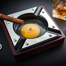 Load image into Gallery viewer, COHIBA Red Wood Cigar Ashtray