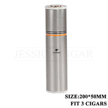 Load image into Gallery viewer, COHIBA Metal Cigar Humidor Tube Cigar Box