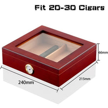 Load image into Gallery viewer, COHIBA  Cedar Wood Cigar Travel Humidor Box