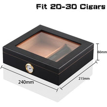Load image into Gallery viewer, COHIBA  Cedar Wood Cigar Travel Humidor Box