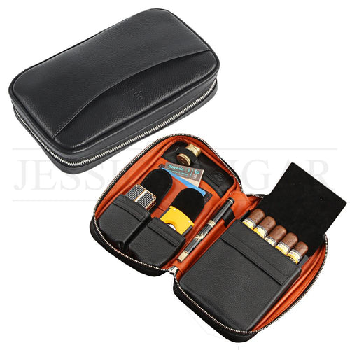 GALINER Gadgets Leather Travel Cigar Case