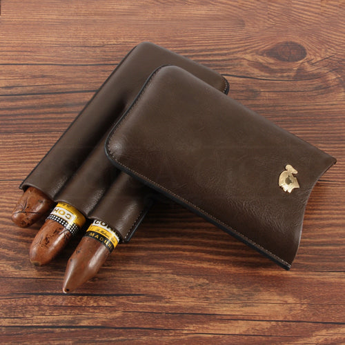 COHIBA Gadgets Leather Cigar Case